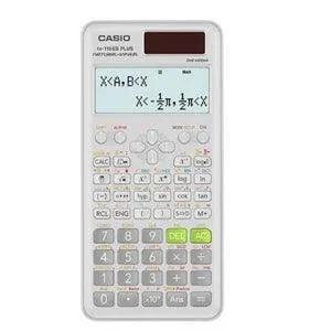Casio fx-115ES Plus 2nd Edition advanced scientific calculator, white, on white background