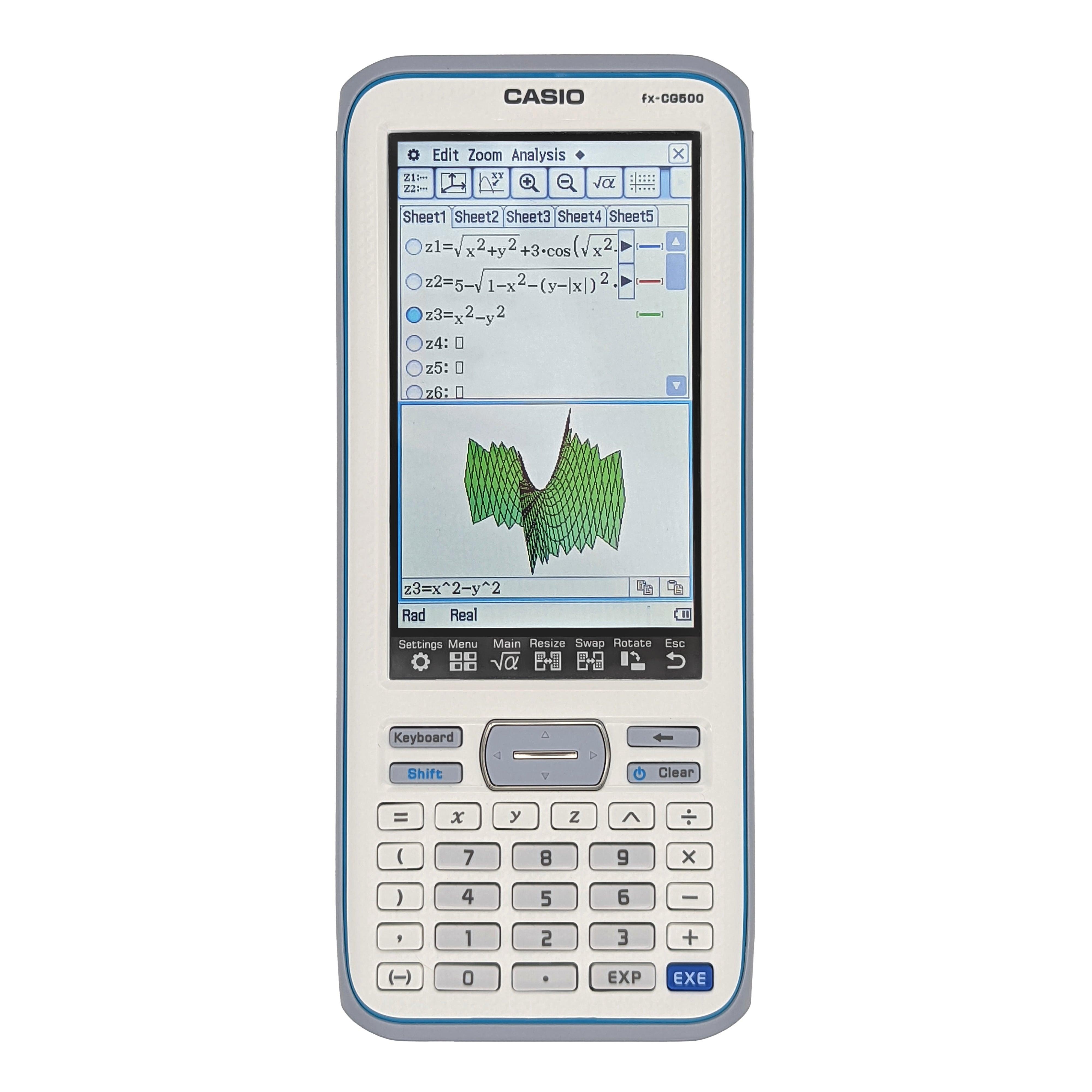 Casio fx-CG500 PRIZM CAS Graphing Calculator - Underwood Distributing Co.
