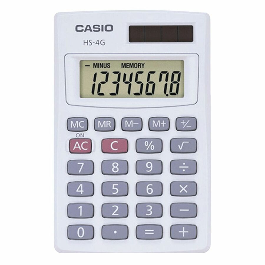 Casio HS-4G Handheld Portable Calculator - Underwood Distributing Co.