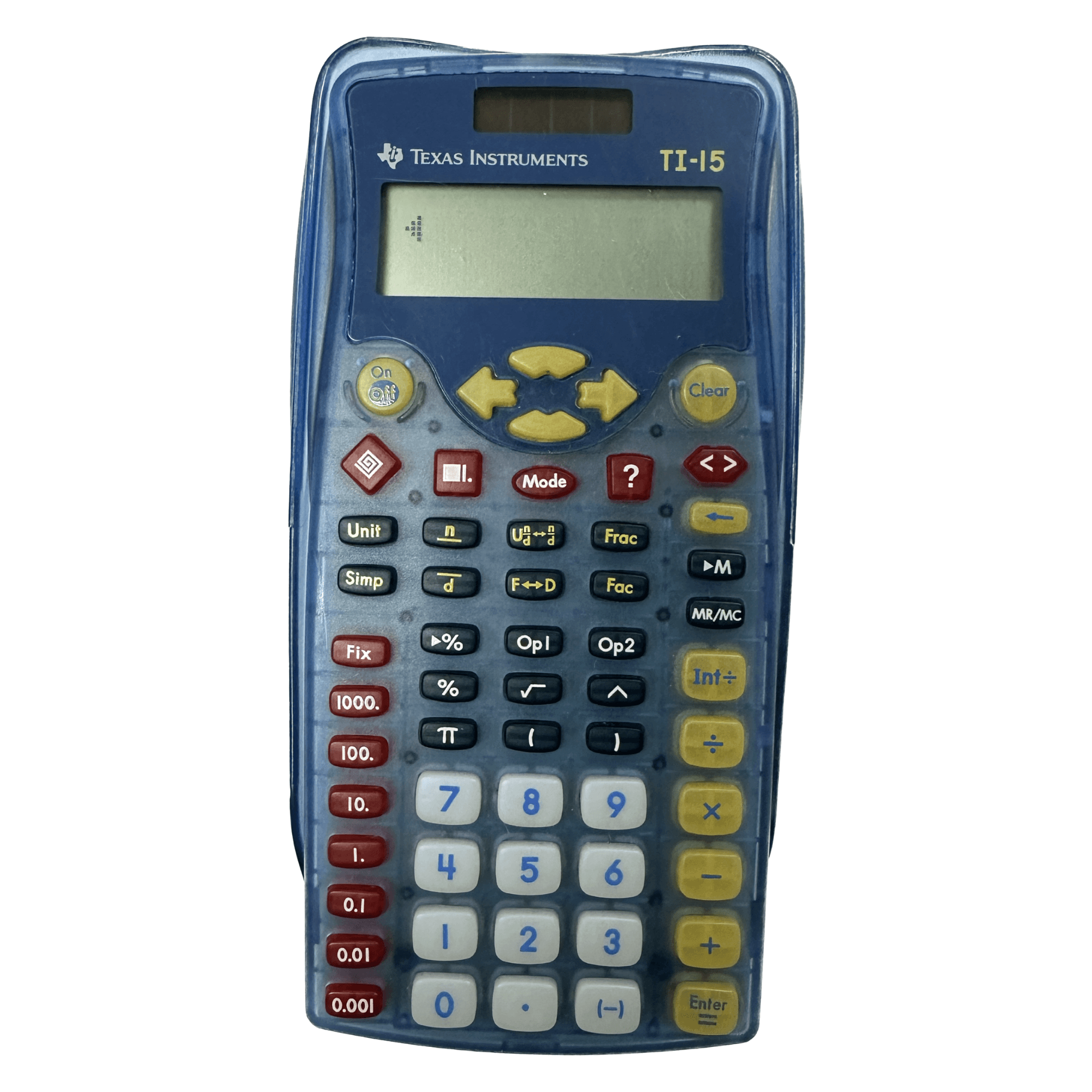 Classroom Pack of 30 TI-15 Elementary Calculators - [Used Condition] - Underwood Distributing Co.