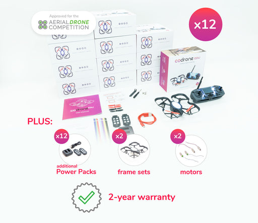 CoDrone EDU - Classroom 12 Pack - Underwood Distributing Co.
