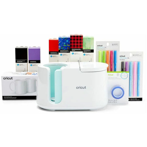 Cricut Mug Press + Everything Materials Bundle - Underwood Distributing Co.