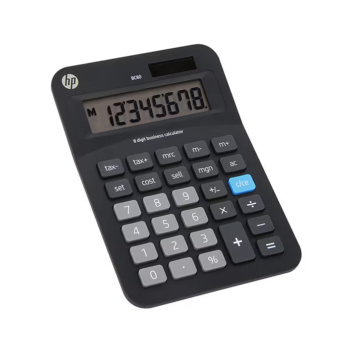 HP 8-digit Solar Powered Desktop Calculator - Underwood Distributing Co.