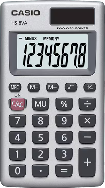 Casio HS-8VA Basic Calculator