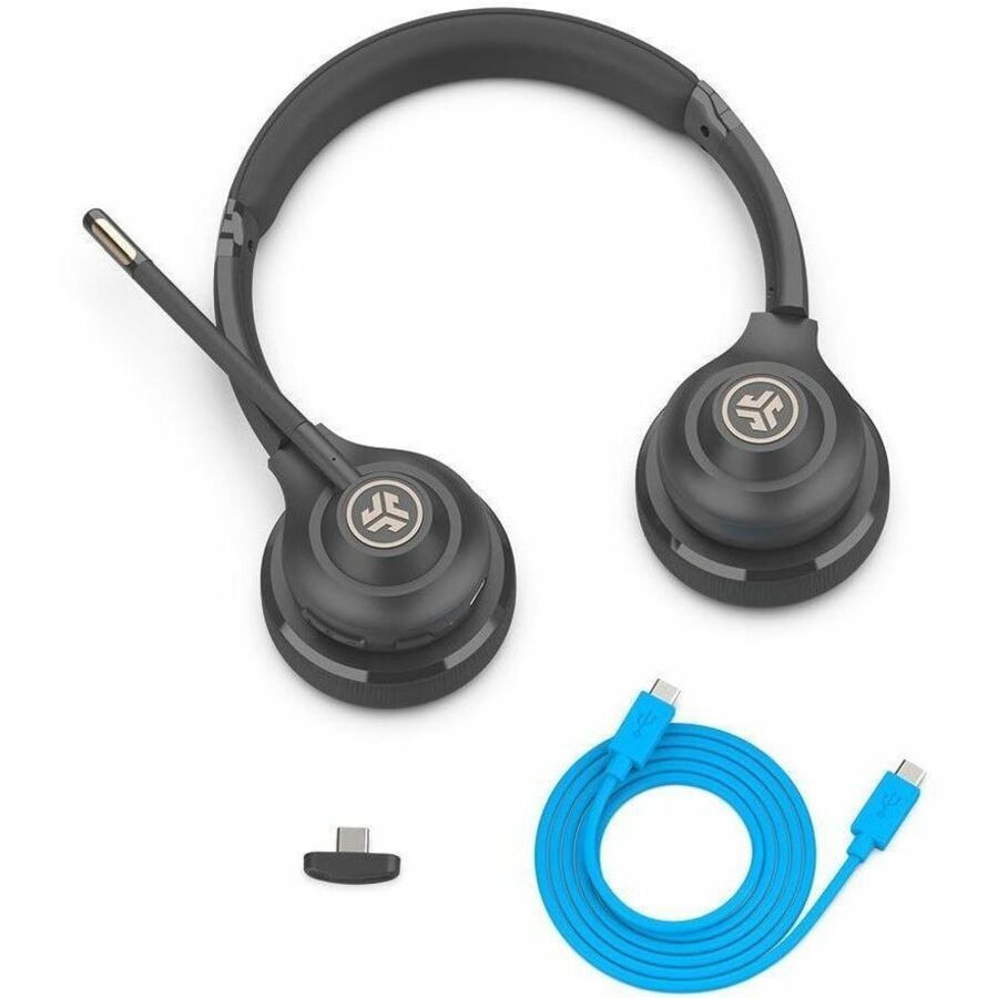 JLab Go Work Wireless & Wired On-ear Headset - Underwood Distributing Co.