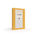 NumWorks graphing calculator retail box with yellow border, sold by Underwood Distributing Co.