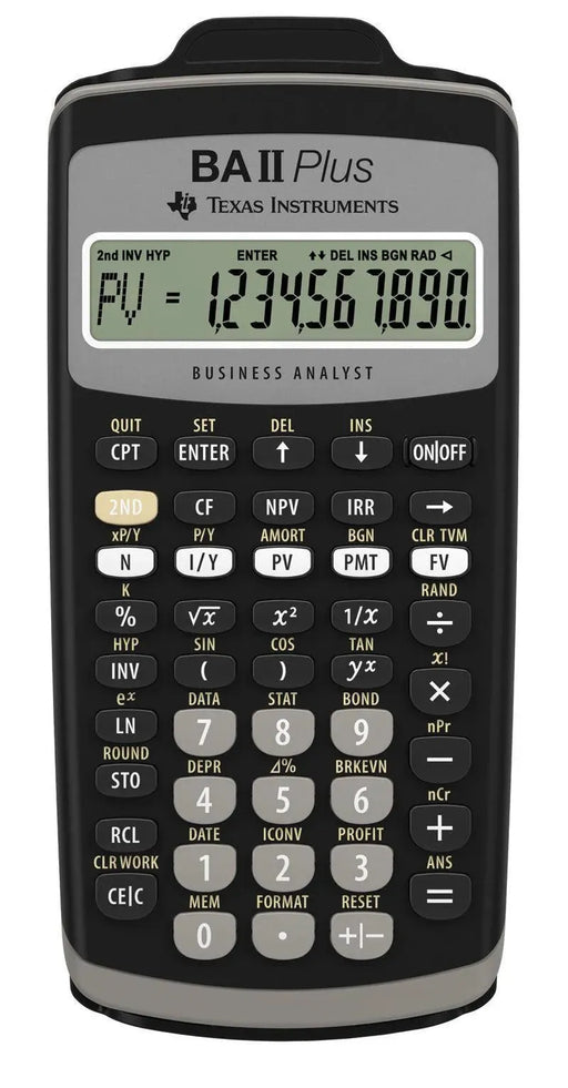 Open Box BA II Plus Financial Calculator - Underwood Distributing Co.
