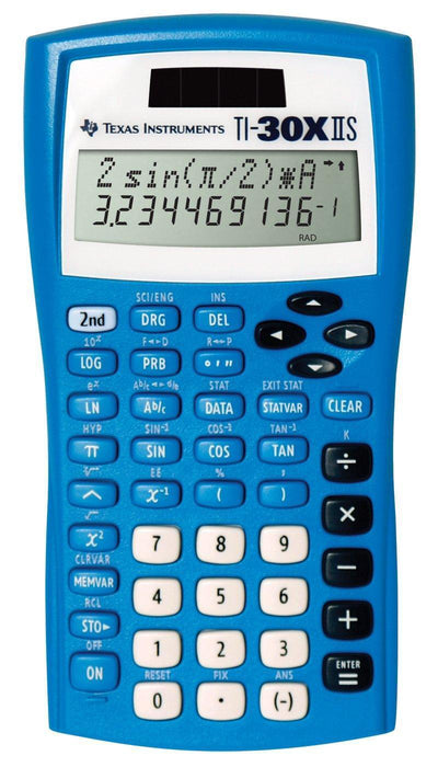 Open-Box TI-30XIIS Scientific Calculator - Blue - Underwood Distributing Co.
