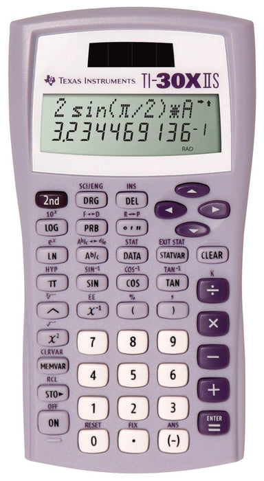 Open-Box TI-30XIIS Scientific Calculator - Lavender - Underwood Distributing Co.