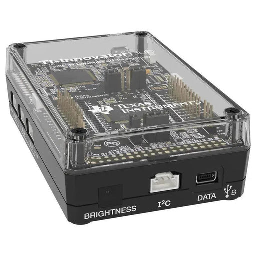 TI-Innovator Hub with TI LaunchPad board in clear case, Texas Instruments STEM kit