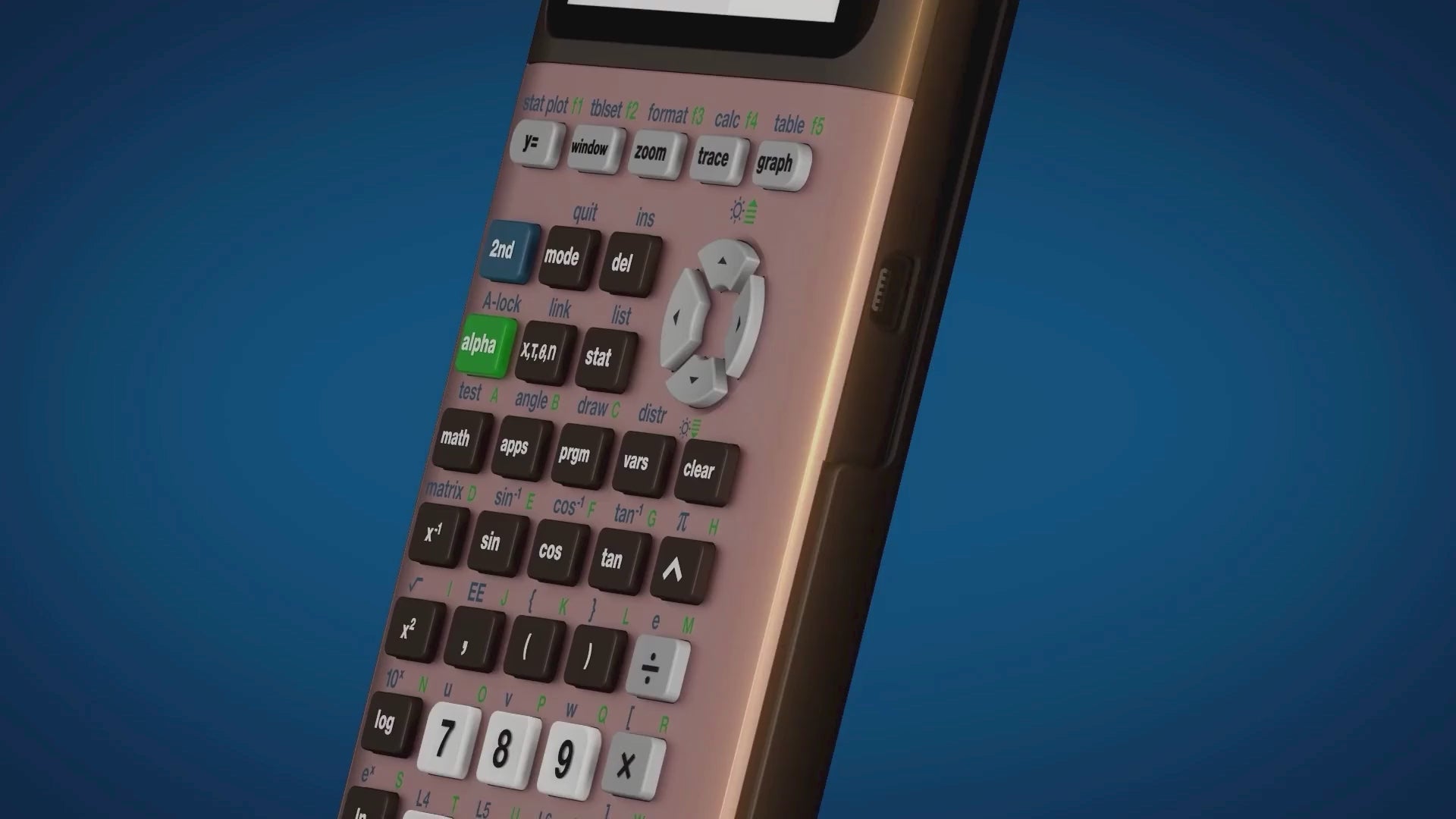 Load video: Ti-84 Plus CE Python Graphing Calculator - Rose Gold