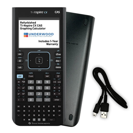 Refurbished Ti-Nspire CX CAS Graphing Calculator - Underwood Distributing Co.