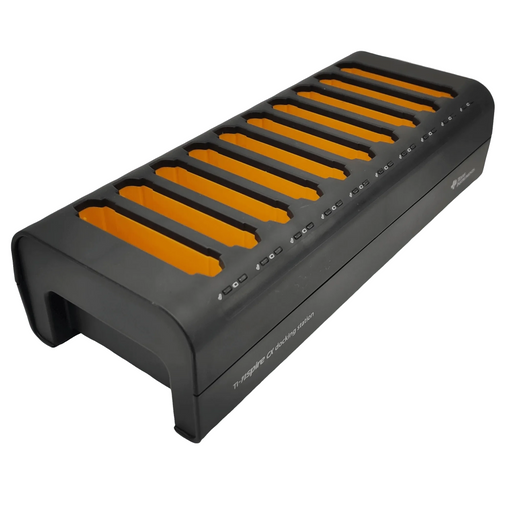 Refurbished TI-Nspire CX docking station with orange slots from Underwood Distributing Co.