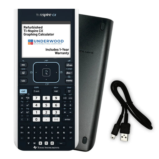 Refurbished Ti-Nspire CX Graphing Calculator - Underwood Distributing Co.