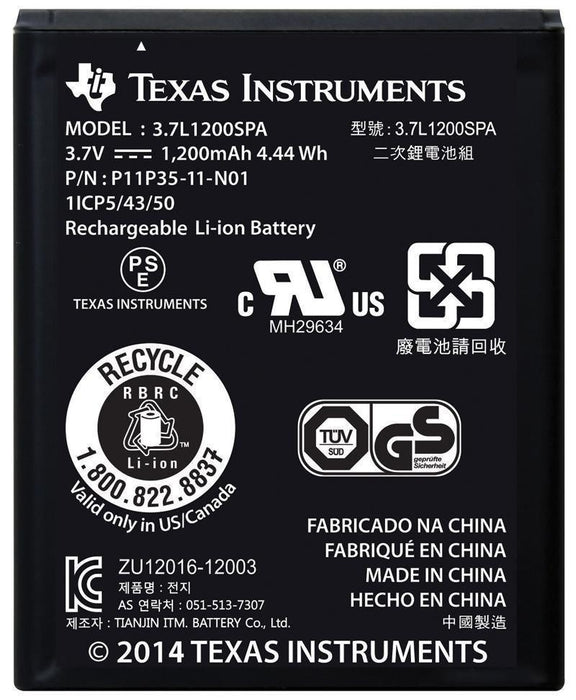 Replacement Battery for the Ti-84 Plus CE Graphing Calculator - Underwood Distributing Co.