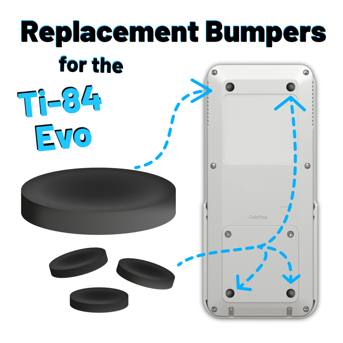Replacement Bumpers for the Ti-84 Evo Graphing Calculator - Underwood Distributing Co.