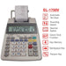 Sharp EL-1750V - 12 Digit Printing Calculator - Underwood Distributing Co.