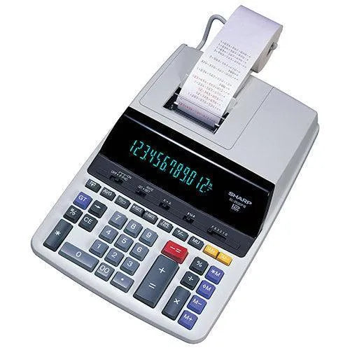 Sharp EL-2630PIII 12-digit commercial printing calculator with paper roll, Underwood Distributing