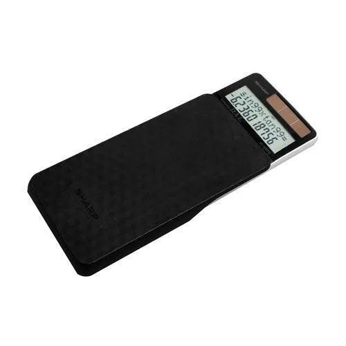 Sharp EL-531TGBBW scientific calculator with 2-line display, black cover, sold by Underwood Distributing Co.