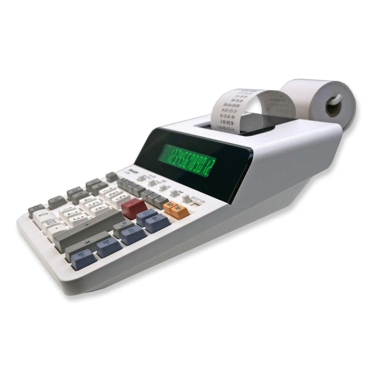 Sharp EL-T3301 12-digit thermal printing calculator with paper roll, sold by Underwood Distributing Co.
