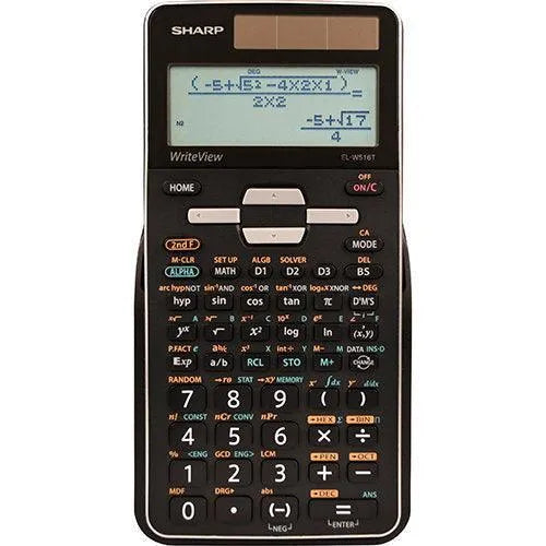 Sharp EL-W516TBSL advanced scientific calculator with WriteView display from Underwood Distributing Co.