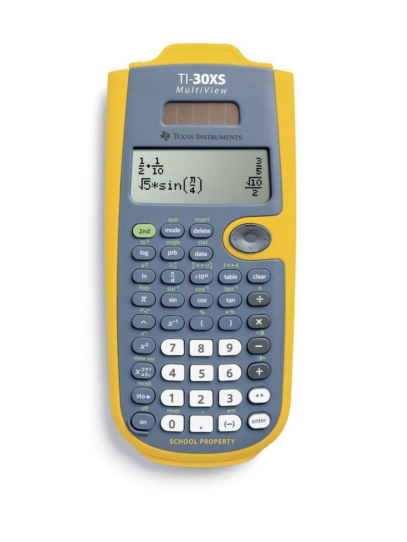 Texas Instruments® TI-30XS MultiView™ Teacher's Pack of 10 - EZSpot Yellow - Underwood Distributing Co.
