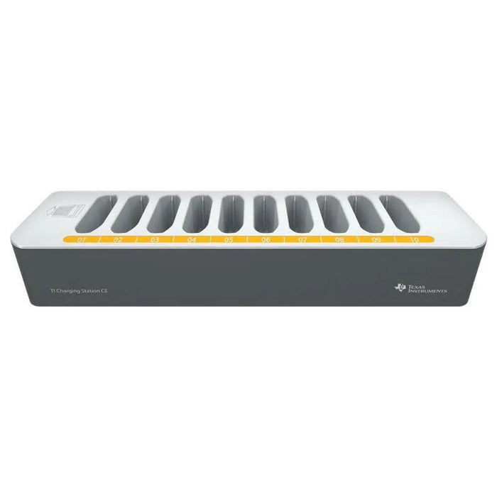 Texas Instruments TI-84 Plus CE charging station with 10 slots, distributed by Underwood