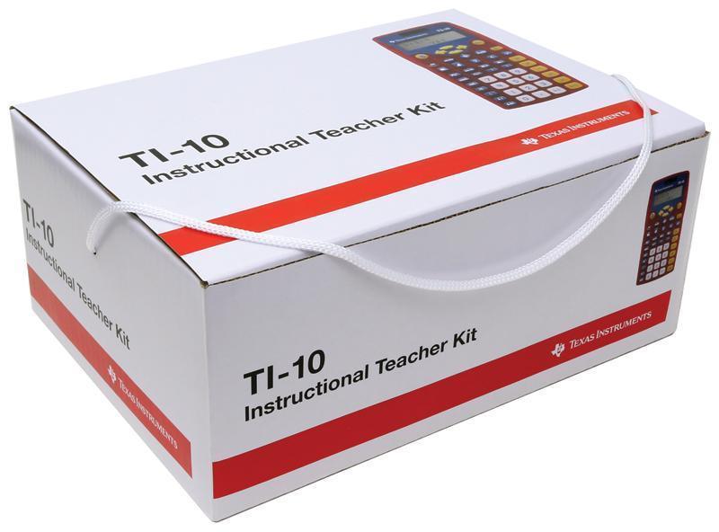 TI-10 Elementary Calculator - Class Pack of 30 - Underwood Distributing Co.