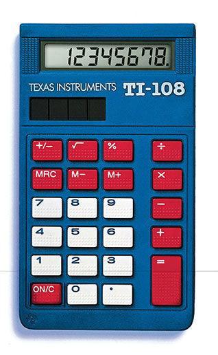 Ti-108 Elementary Calculator - Underwood Distributing Co.