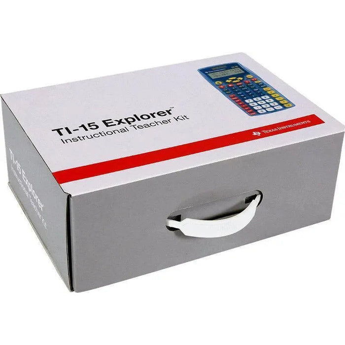 TI-15 Explorer instructional teacher kit class pack box with Texas Instruments calculator