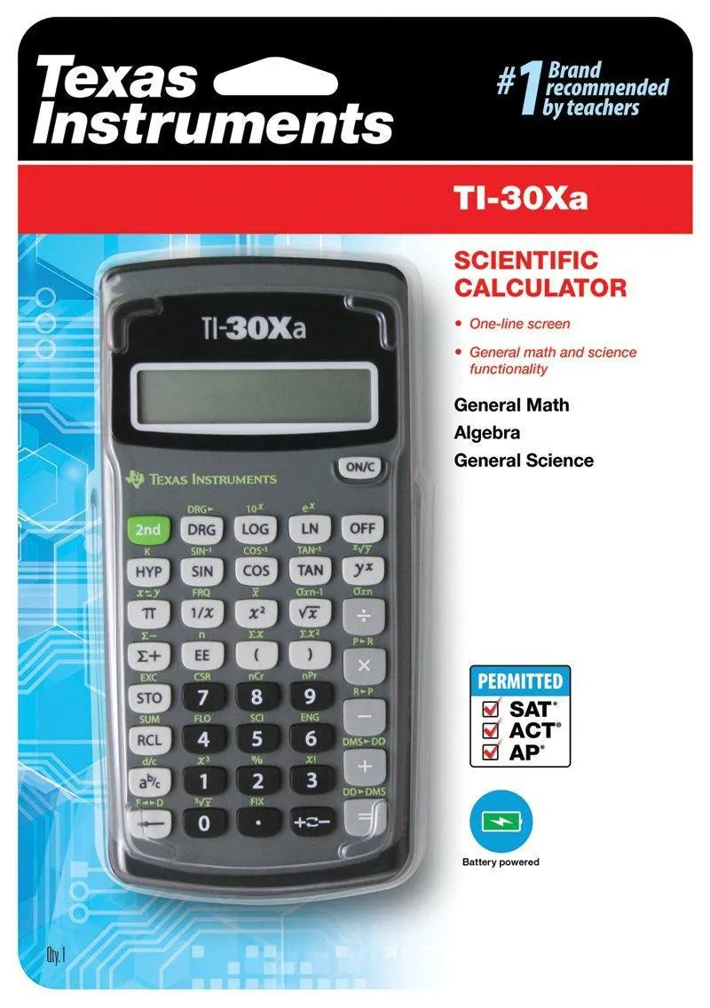 TI-30Xa Scientific Calculator - Underwood Distributing Co.