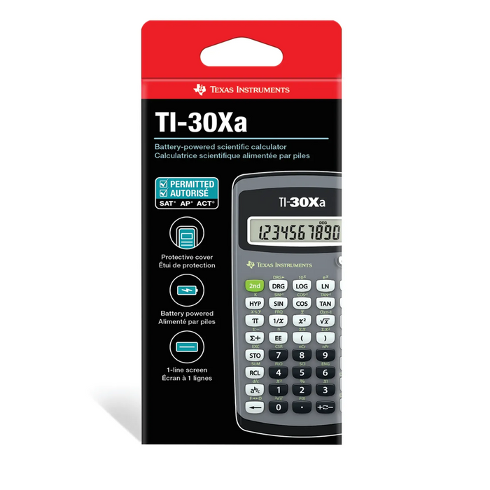 TI-30Xa Scientific Calculator - Underwood Distributing Co.