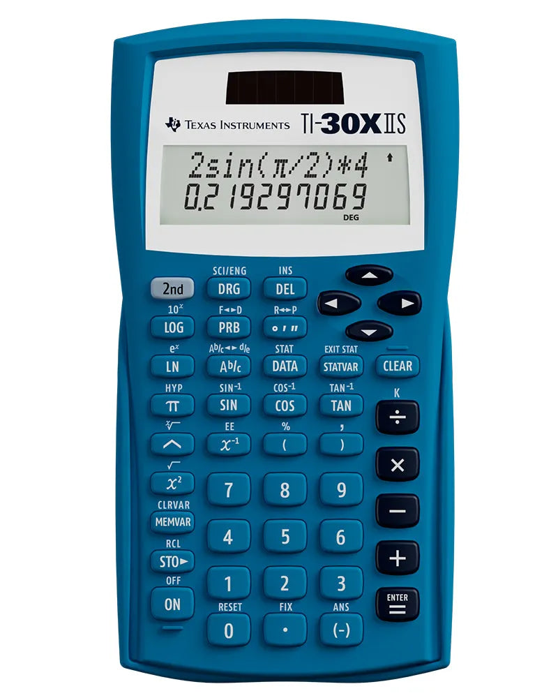 Texas Instruments® TI-30XIIS™ Scientific Calculator - Blue
