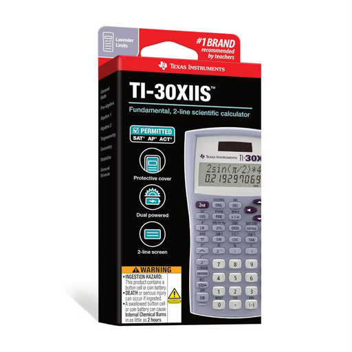 TI-30XIIS Scientific Calculator - Lavender - Underwood Distributing Co.