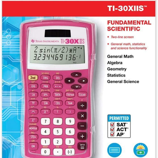 Texas Instruments TI-30X IIS Scientific Calculator Calculator Classpack -  Limited Pink Color Calculators