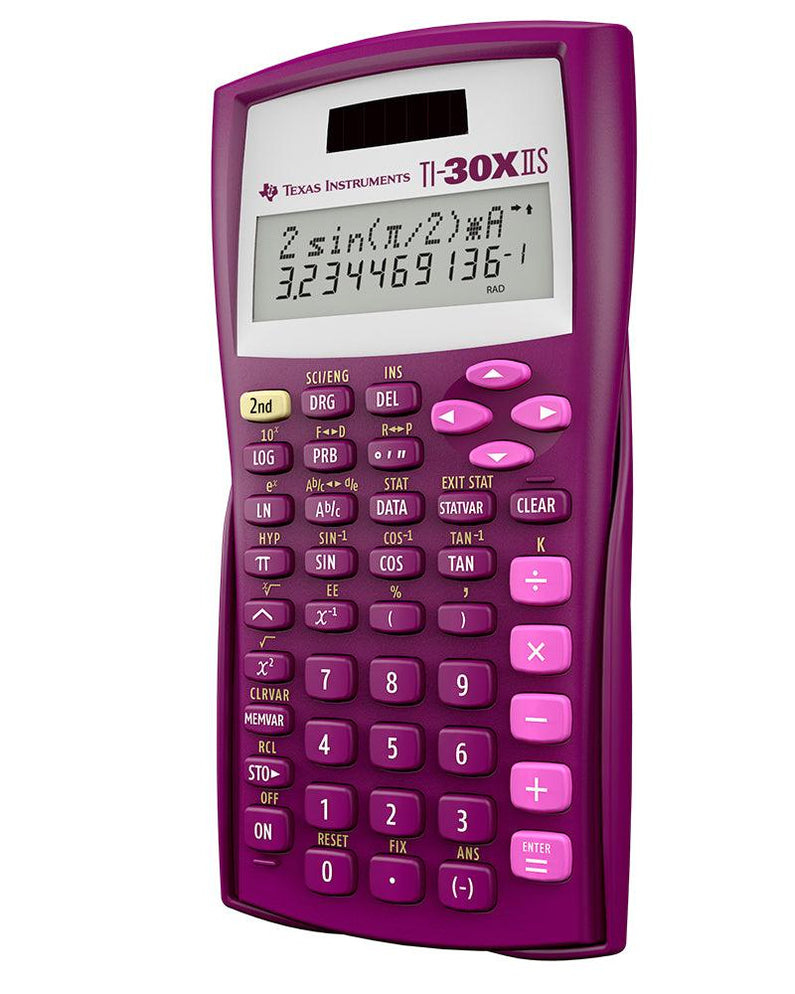 Texas Instruments® TI-30XIIS™ Scientific Calculator - Raspberry ...