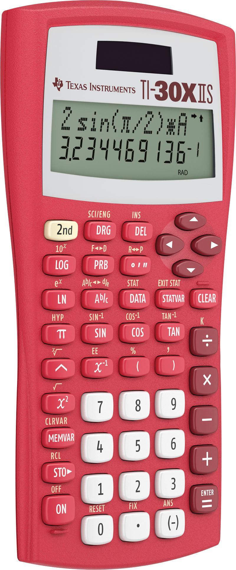 TI-30XIIS Scientific Calculator - Red - Underwood Distributing Co.