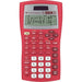 Red Texas Instruments TI-30XIIS scientific calculator with display on, sold by Underwood Distributing Co.