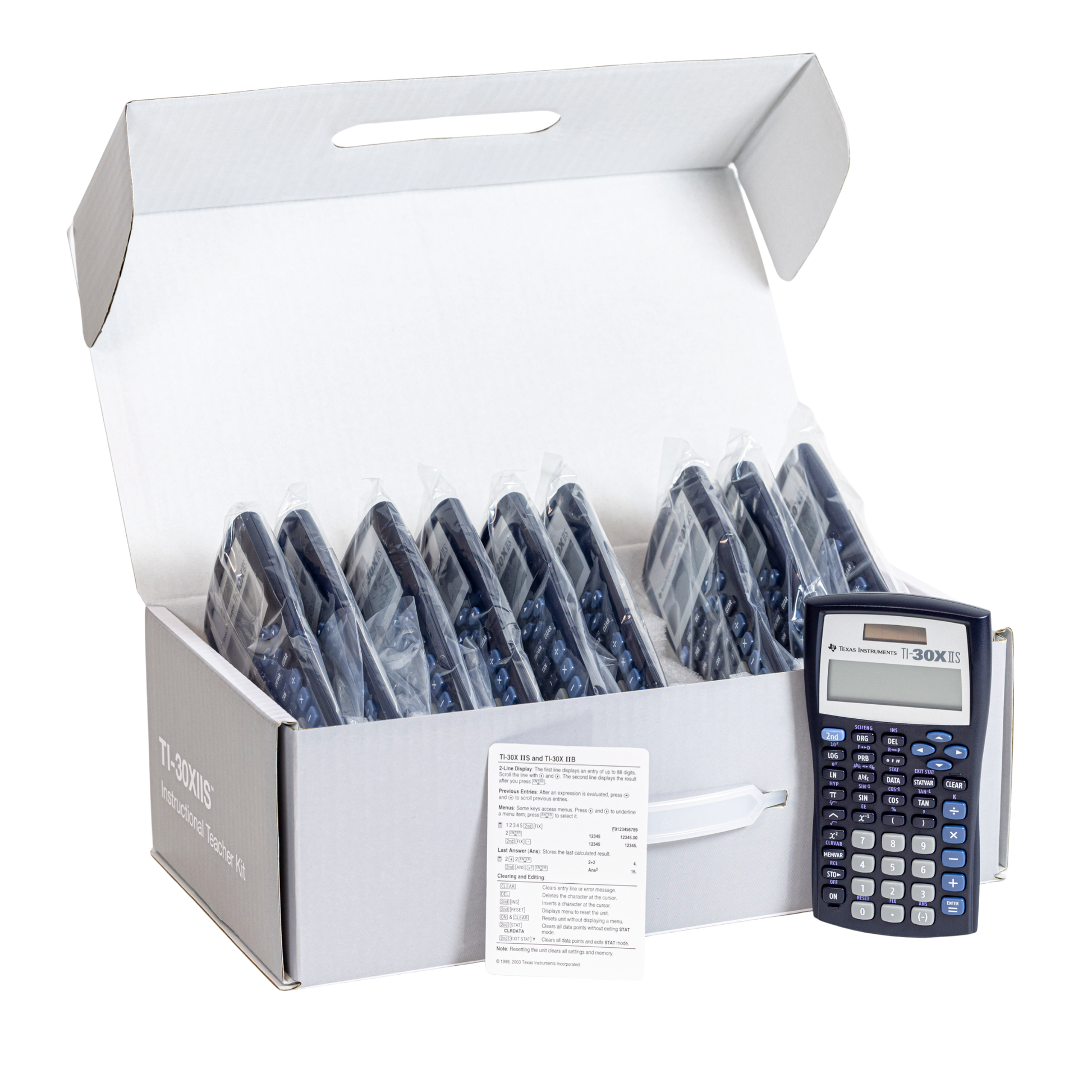 Ti-30XIIS Scientific Calculator Teacher Kit - Underwood Distributing Co.
