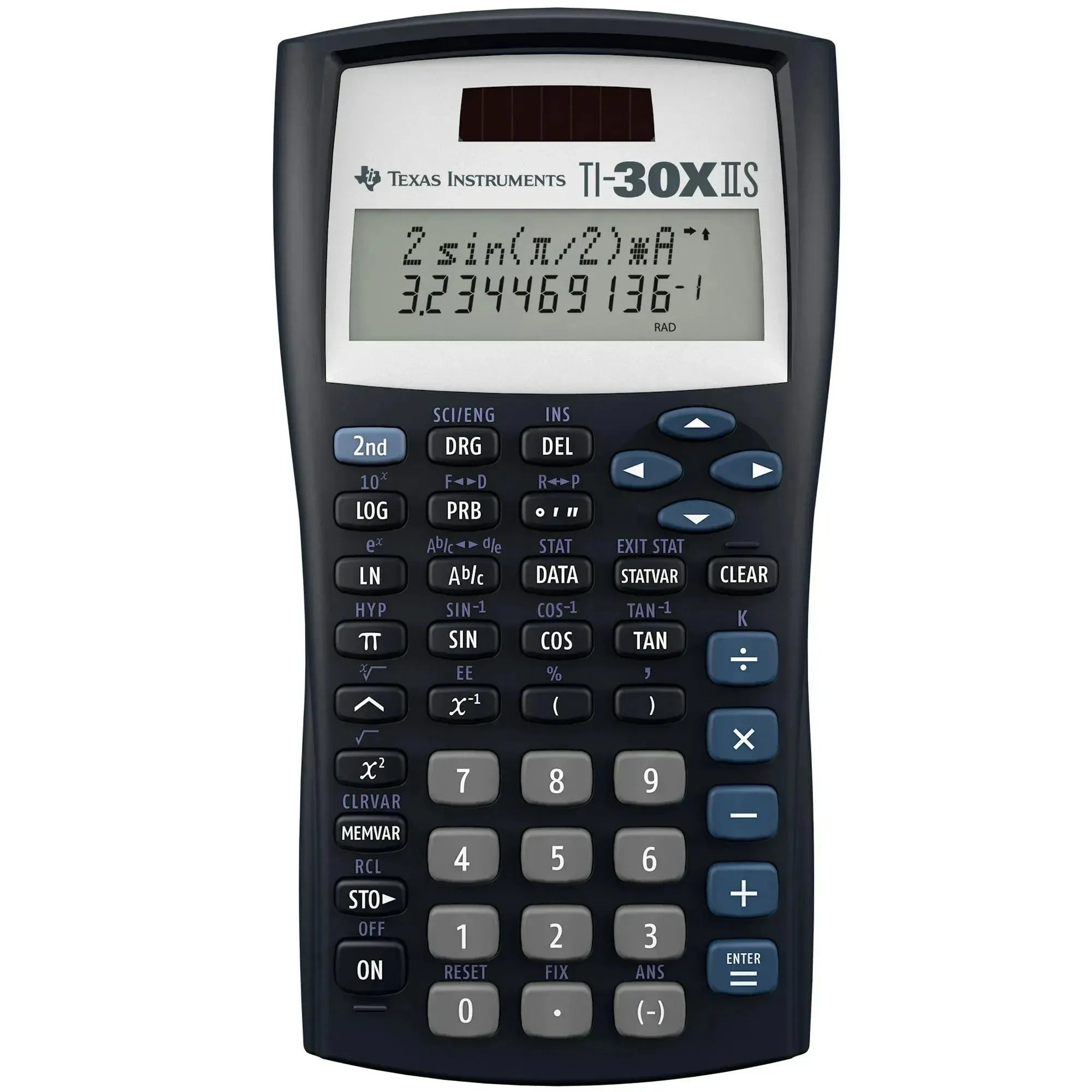 Texas Instruments TI-30XIIS scientific calculator, black, from Underwood Distributing Co.