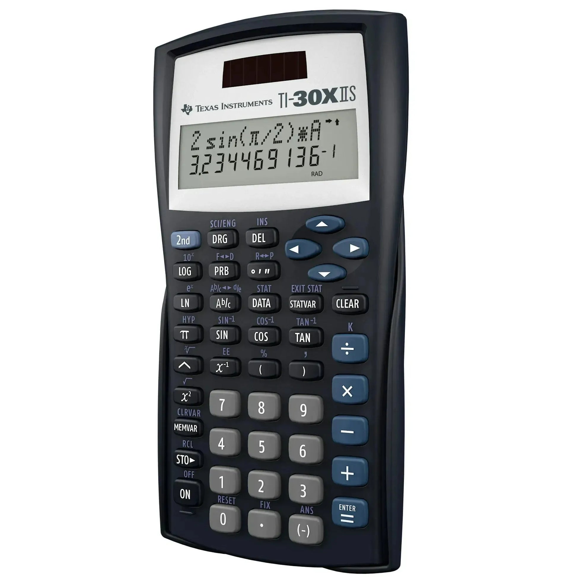 Texas Instruments TI-30XIIS scientific calculator with dual-line display, sold by Underwood Distributing Co.