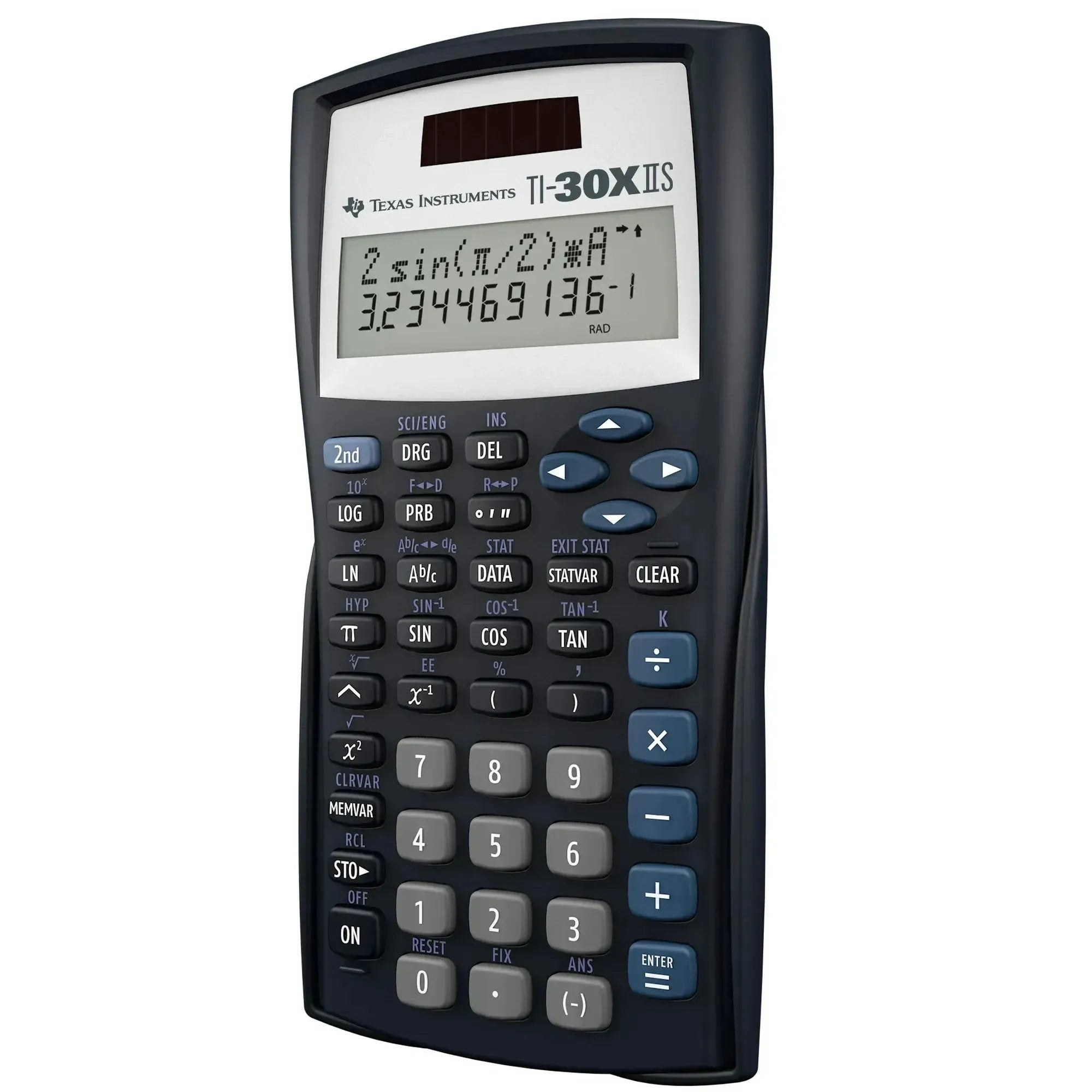 Texas Instruments TI-30XIIS scientific calculator with dual-line display, sold by Underwood Distributing Co.