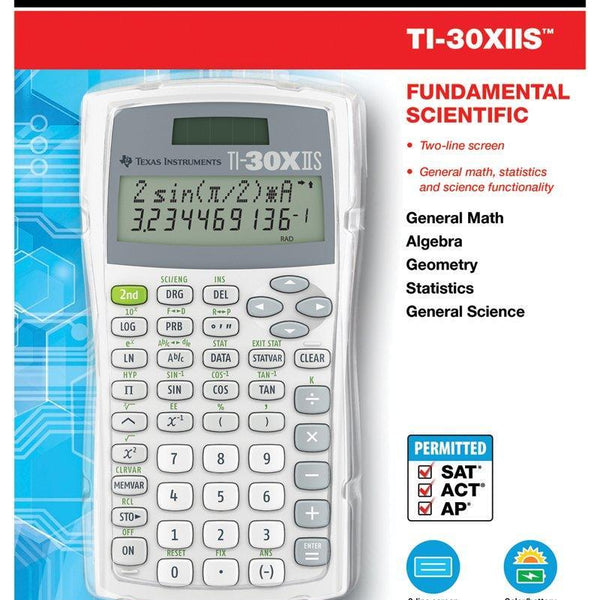 Texas Instruments TI-30XIIS calculatrice scientifique Texas
