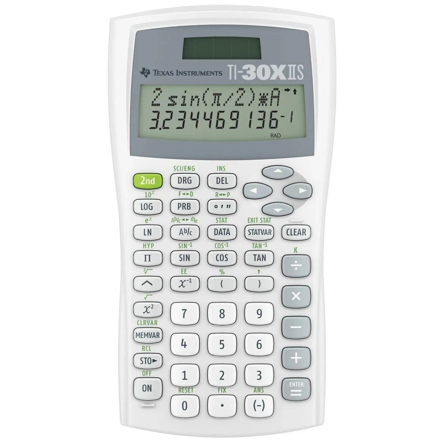 TI-30XIIS Scientific Calculator - White – Underwood Distributing Co.