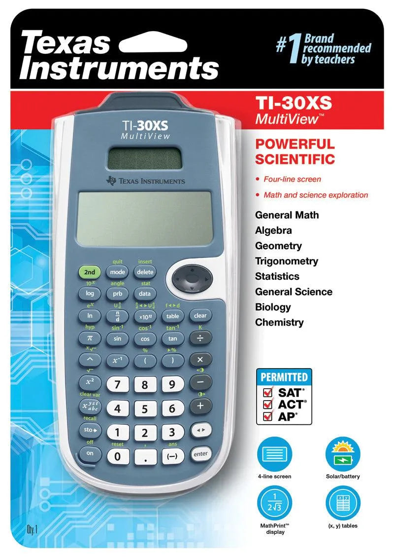 TI-30XS MultiView Scientific Calculator - Underwood Distributing Co.