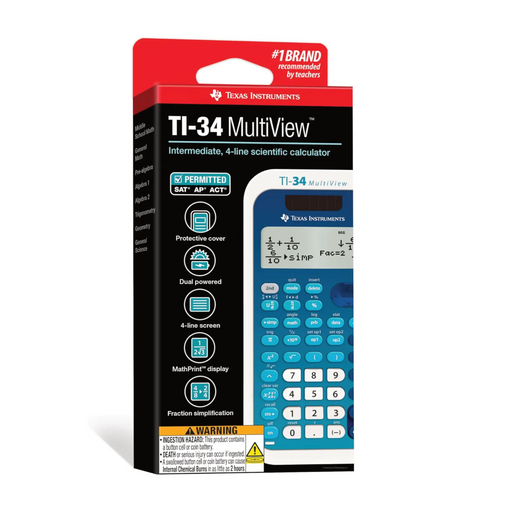 TI-34 MultiView Scientific Calculator - Underwood Distributing Co.