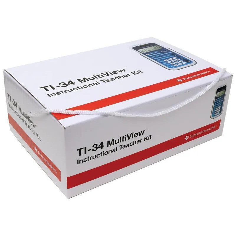 Texas Instruments TI-34 MultiView Instructional Teacher Kit box with handle, sold by Underwood Distributing Co.