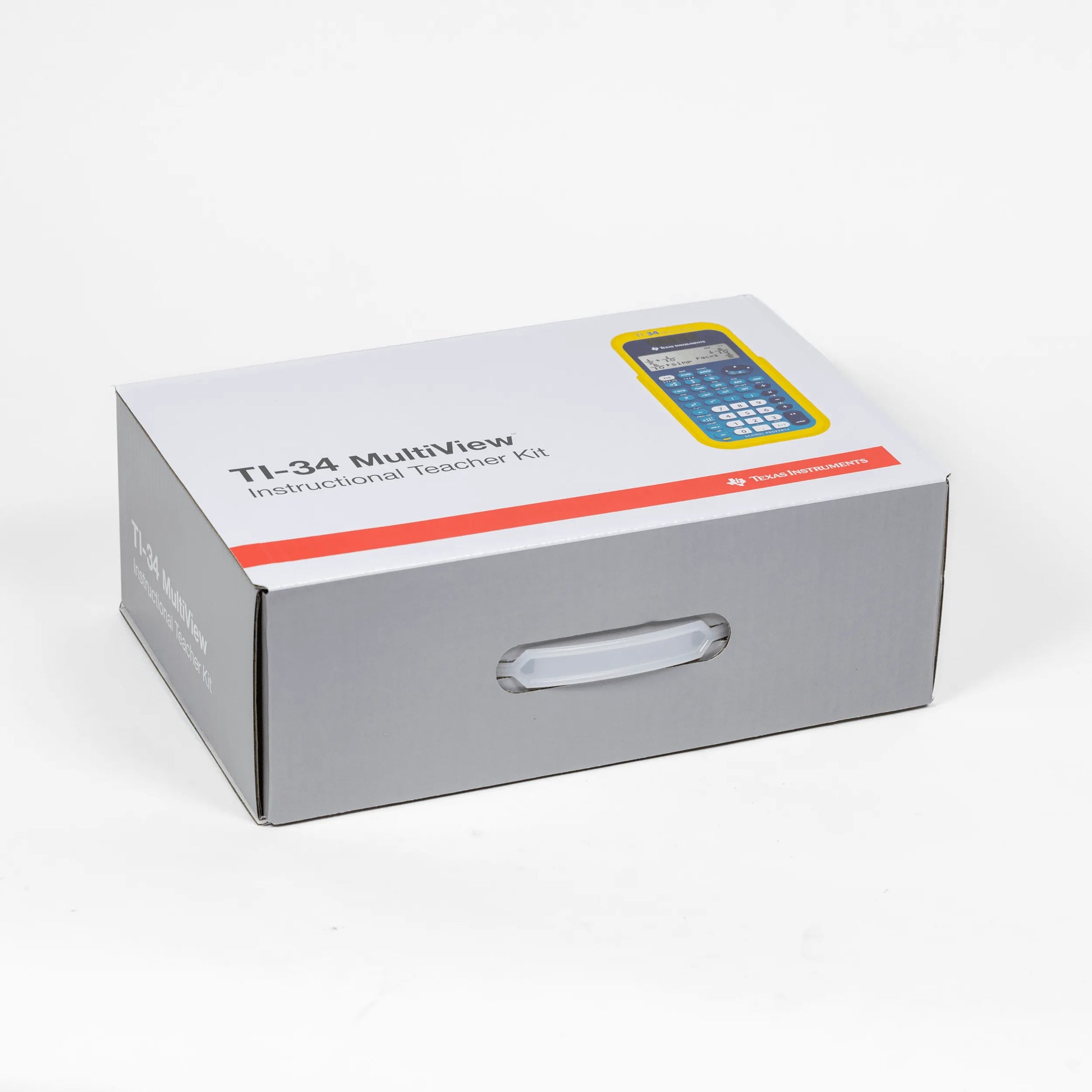 TI-34 MultiView teacher pack box from Underwood Distributing Co, Texas Instruments kit