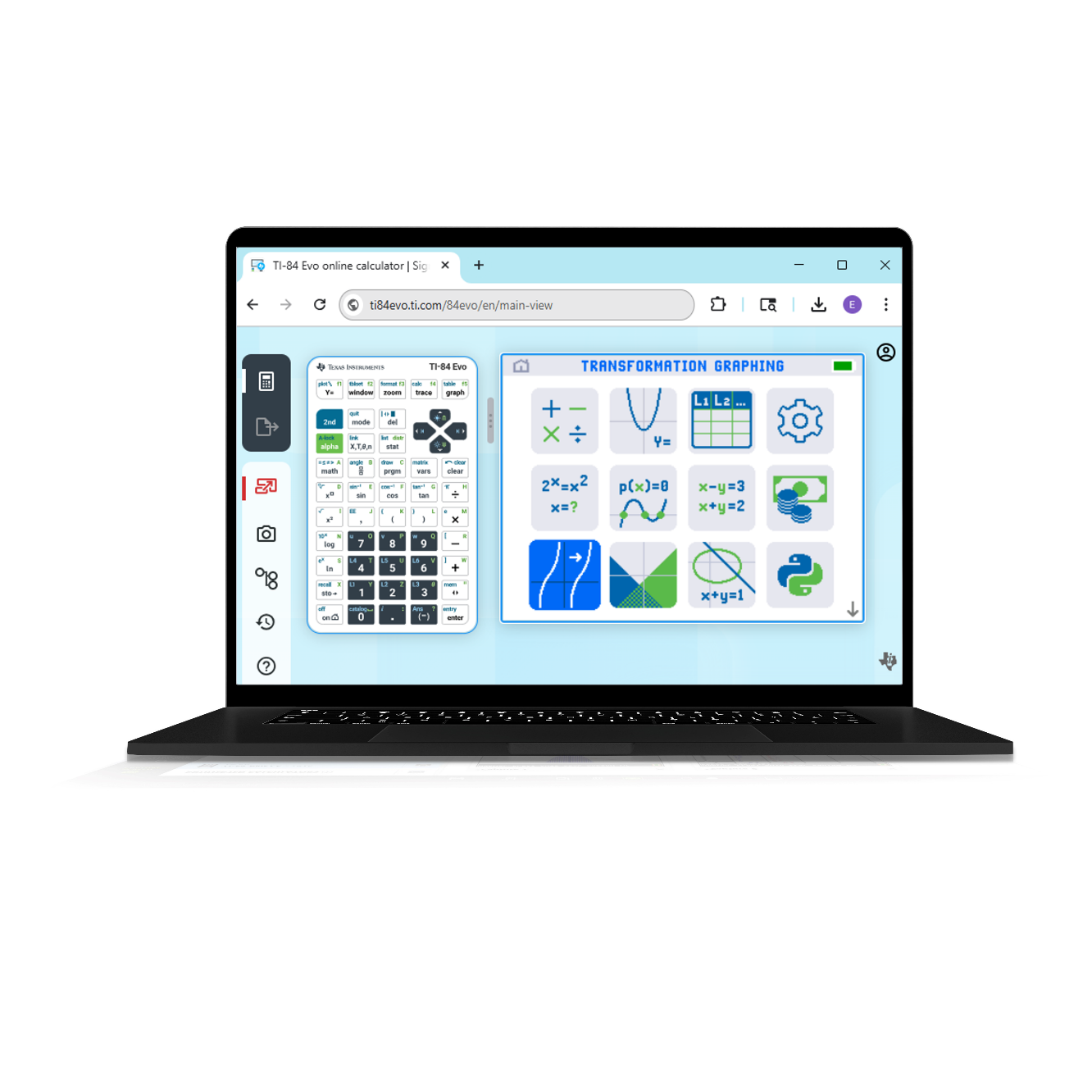 TI-84 Evo Online Calculator - Underwood Distributing Co.