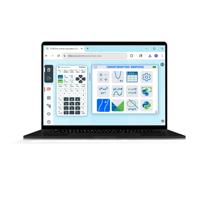 TI-84 Evo Online Calculator - Underwood Distributing Co.